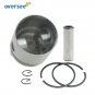 2pcs 6G1-11631 Piston &6G1-11610 Ring STD Kit For Yamaha Outboard 2T 6-8HP Motor