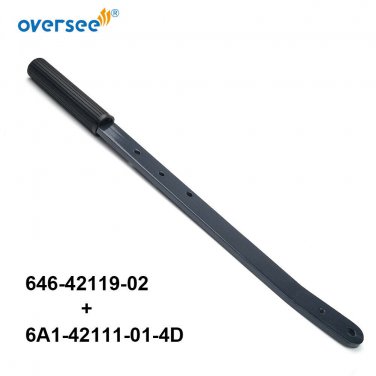 6A1-42111-01-4D Handle Steering 646-42119 Grip For Yamaha 2HP 2-Stroke Outboard