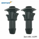 2Pcs 6BL-44391 Nipple Nylon For Yamaha Outboard Parsun F15-05000009 6H3-44391