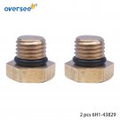 Plug Reservoir 6H1-43829 & O-Ring 93210-09165 For Yamaha 75-90HP Outboard Motor Plug Reservoir 6H1-43829 & O-Ring 93210-09165 For Yamaha 75-90HP Outboard Motor