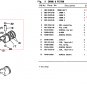 2pcs 6E7 Piston Kit PSD +025 +050 For Yamaha 9.9-15HP Outboard 6E7-11631 11635 6