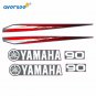 For Yamaha 90hp 2 Stroke Outboard Graphics/Sticker Kit Top Cowling Sticker