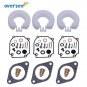 3pcs 6H1-W0093 Carburetor Repair Kit For Yamaha Outboard 2T 75-80-90HP 18-7291