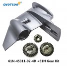 61N-45311-02-4D Lower Casing &Gear Kit For YAMAHA Outboard 2T Gear Box 25HP 30HP