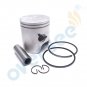 3PCS 6H4-11631 Piston & Rings & Pin Kit STD For Yamaha Outboard 2T 40 50HP 3 Cyl