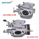 6L2-14301+ 6L2-14302-00 Carburetor Kit For 20HP 25HP Yamaha Outboard Engine