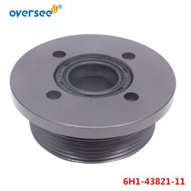 1pc Screw Trim Cylinder End with Seals 6H1-43821-11 For 55 90 HP Yamaha Outboard