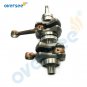 69P 61N-11400 Crankshaft Assy Piston Set &Gasket For Yamaha Outboard 2T 25 30HP