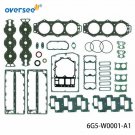 6G5-W0001-A1 Powerhead Gasket Kit For Yamaha Outboard 2T 150 175 200HP V6 Motor