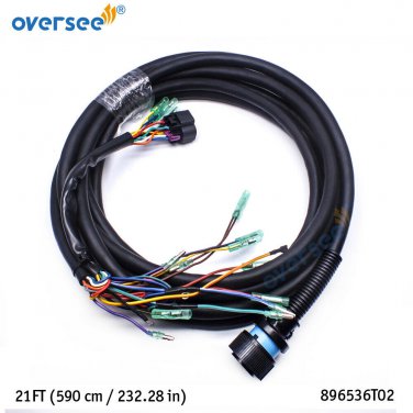 Oversee 590cm 21FT Harness Assy &15 Wire 896536T02 For Mercury Marine Outboard