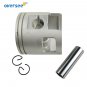 66T-11631 Piston Ring STD Set For Yamaha Outboard 2T Parsun 40HP E40MH 40X Hidea