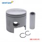 688-11631-03 Piston Kit & 688-11603 Rings STD For Yamaha Outboard 2T 75 85 90HP