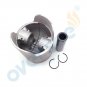 3Pcs 6K5-11631 Piston & Ring 6K5-11601 STD For Yamaha Outboard 2T 60HP 3CYL T60