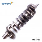 Oversee 6R3-11411 Crankshaft For YAMAHA Outboard V6 150-225 HP 850-345 1990-1995