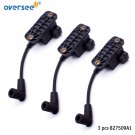 3pcs 827509A1-4 CDM Ignition Coil Short 827509T1-4 For Mercury 30-60 HP Outboard
