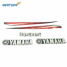 For Yamaha 85hp Two Stroke Outboard Graphics/Sticker Kit Top Cowling Sticker