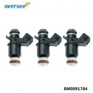 3Pcs Fuel Injector 8M0091784 For Yamaha 1999 F15AMH Outboard Mercury 25 30HP 4T 3Pcs Fuel Injector 8M0091784 For Yamaha 1999 F15AMH Outboard Mercury 25 30HP 4T
