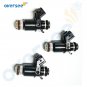 3Pcs Fuel Injector 8M0091784 For Yamaha 1999 F15AMH Outboard Mercury 25 30HP 4T