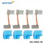 4PCS 69J-43891 Carbon Brush Set For Yamaha Outboard 4T 200-300HP Trim Tilt Motor