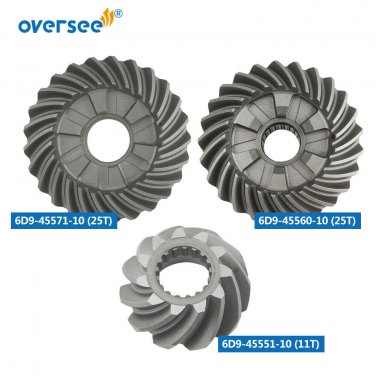 6D9 Gear Kit 25T/25T/11T For Yamaha F50 F60 F90 HP 6D9-45560 6D9-45551 6D9-45571