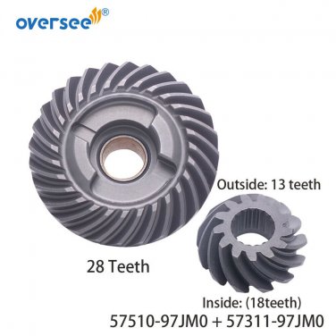 Gear Kit For Suzuki Outboard 4T DF2.5 Forward 57510-97JM0 & Pinion 57311-97JM0