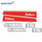For Yamaha 15HP 2 Stroke Outboard Graphics/Sticker Kit Top Cowling Sticker