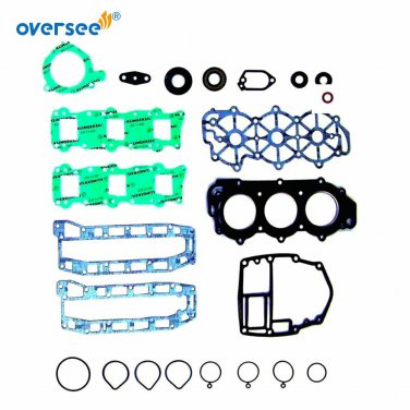 Oversee 63D-W0001-00 Outboard Gasket Kit Powerhead For Yamaha 40-50hp 3cyl 1995+