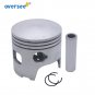 3B7-00001 Piston & Ring STD For Tohatsu Outboard Motor 2T 80A-90A 3MR-87123-0