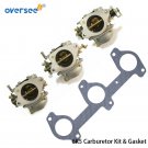 6k5-14301-01/ -02/-03 Carburetor Kit w Gasket For Yamaha 60HP E60M T60 Outboard