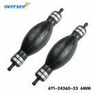 2pcs 6Y1-24360 Fuel Primer Bulb Pump For Yamaha Outboard Parsun Hidea Seapro HDX