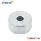 Round Zinc Anode 55321-87J01 For Suzuki Outboard Motor 4-Stroke 55321-87J00