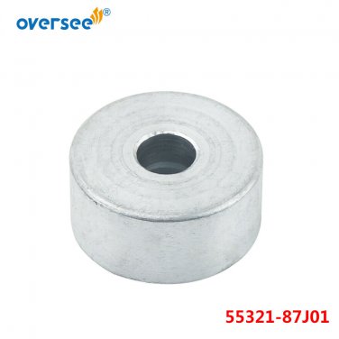 Round Zinc Anode 55321-87J01 For Suzuki Outboard Motor 4-Stroke 55321-87J00