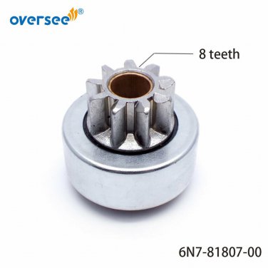 Oversee Starter Drive Gear 6N7-81807-00 Pinion For Yamaha Outboard 150HP 200HP