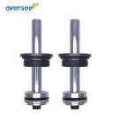2pcs Tilt Trim Piston Sub Assy 6H1-43820 + 6H1-43821 For Yamaha Outboard 75-90HP