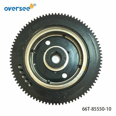 66T-85550-10 Electrical Start Flywheel For Yamaha Outboard 2T E40X 40XMH Rator