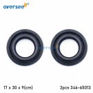 2pcs Oil Seal Pump Case 346-65013-0 Fit TOHATSU Nissan Outboard NS M F 9.9-30HP