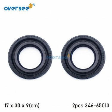 2pcs Oil Seal Pump Case 346-65013-0 Fit TOHATSU Nissan Outboard NS M F 9.9-30HP