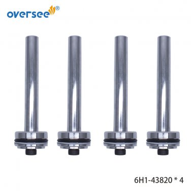 4PCS 6H1-43820 Trim Piston Assembly For 75-90HP Yamaha Outboard 6H1-43800-17-4D