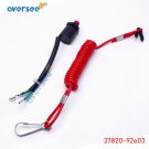 Stop Switch Assembly 37820-92E03 Suzuki Outboard Remotor Control Box Emergency