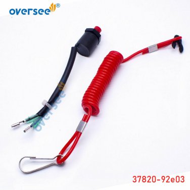 Stop Switch Assembly 37820-92E03 Suzuki Outboard Remotor Control Box Emergency