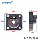 63V-44301 WATER PUMP HOUSING Assy & WATER PUMP BOWL For Yamaha 9.9-15HP Outboard