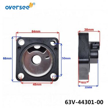 63V-44301 WATER PUMP HOUSING Assy & WATER PUMP BOWL For Yamaha 9.9-15HP Outboard