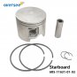 6R5-11631-01-93 & 6R5-11642 Piston Kit STD For Yamaha 115-225HP Outboard 90mm