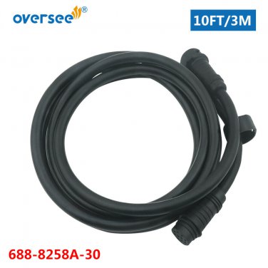 10Pin Wire Hardness Twin Sockets Extend Cable 9.8-10FT For Yamaha 688-8258A-30