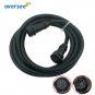 10Pin Wire Hardness Twin Sockets Extend Cable 9.8-10FT For Yamaha 688-8258A-30