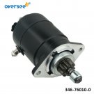 9 Tooth Starter Motor 346-76010-0 For Tohatsu Outboard M25C M30C M40C 34760100