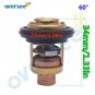 60ºC/143F Thermostat Seal 75692 For Mercury Mariner 5-5.5-50HP Outboard 75692Q2