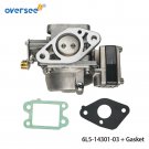 Oversee 6L5-14301-03 Carburetor Assy & Gasket For YAMAHA Outboard 2T 3HP Engine Oversee 6L5-14301-03 Carburetor Assy & Gasket For YAMAHA Outboard 2T 3HP Engine