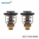 2Pcs 60C/140F 17670-90J00 Thermostat For MERCURY 70-90-140-300HP Outboard 855676 2Pcs 60C/140F 17670-90J00 Thermostat For MERCURY 70-90-140-300HP Outboard 855676