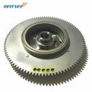 61T-85550-10 Electrical Rotor Flywheel For Yamaha Outboard 25-30HP 61N 69P 61T